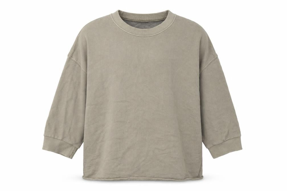 Zara Mens Green Cotton Pullover Sweatshirt Size S - Distressed