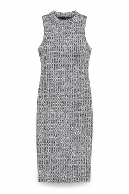 Snap Womens Green Polyester Bodycon Size L Round Neck Pullover