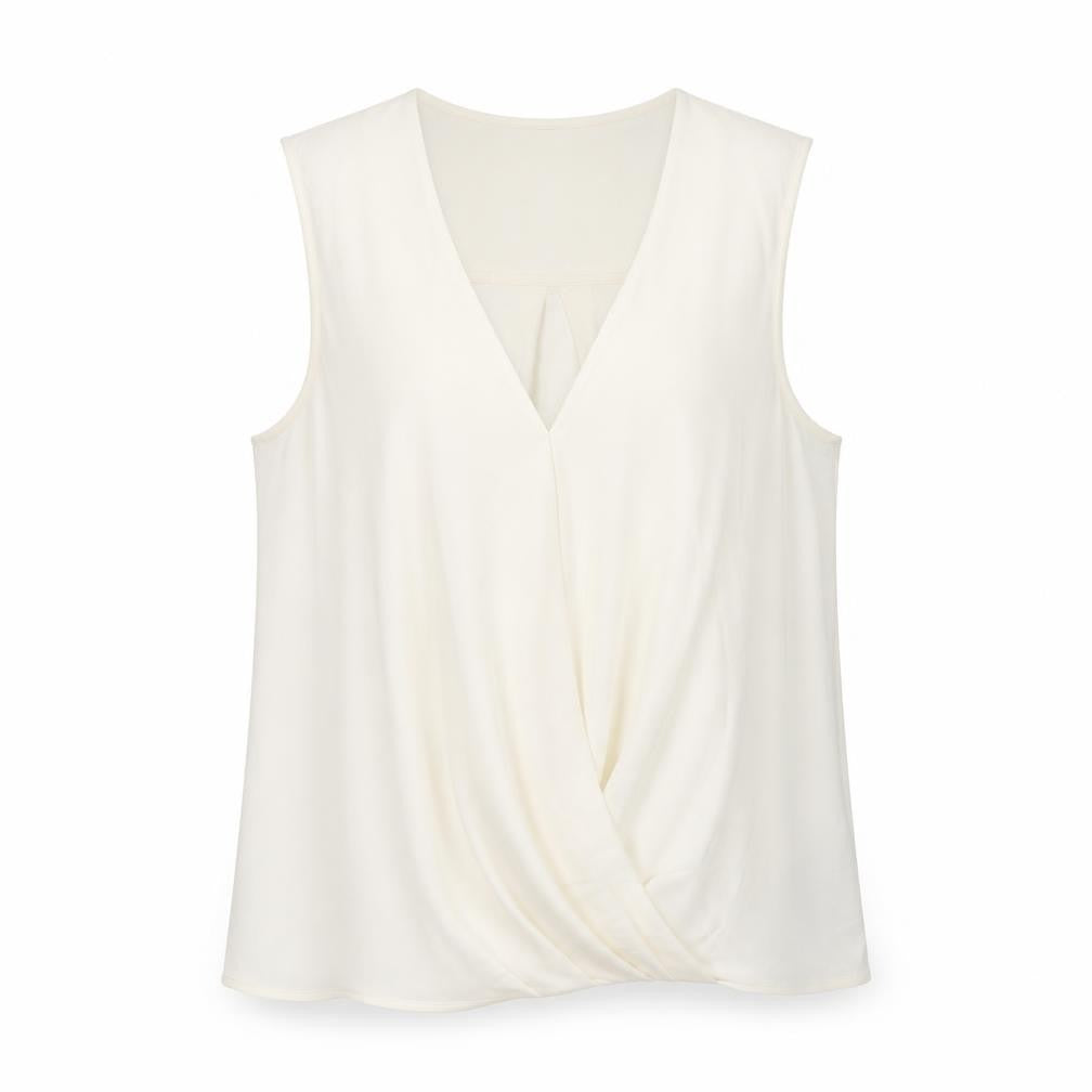 NEXT Womens White Polyester Basic T-Shirt Size 10 V-Neck
