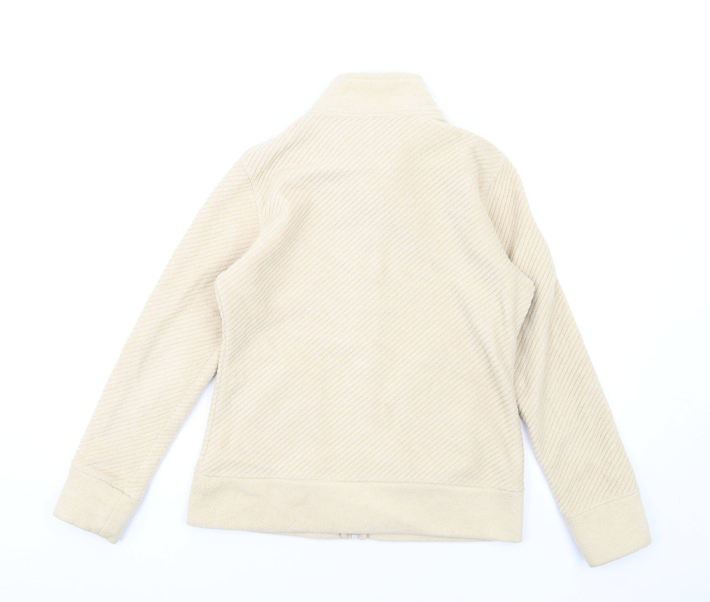 Marks and Spencer Womens Beige Jacket Size 10 Zip