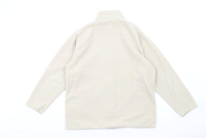 EWM Womens Beige Jacket Size 14 Zip