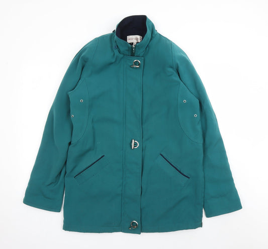 EWM Womens Green Jacket Size 12 Zip
