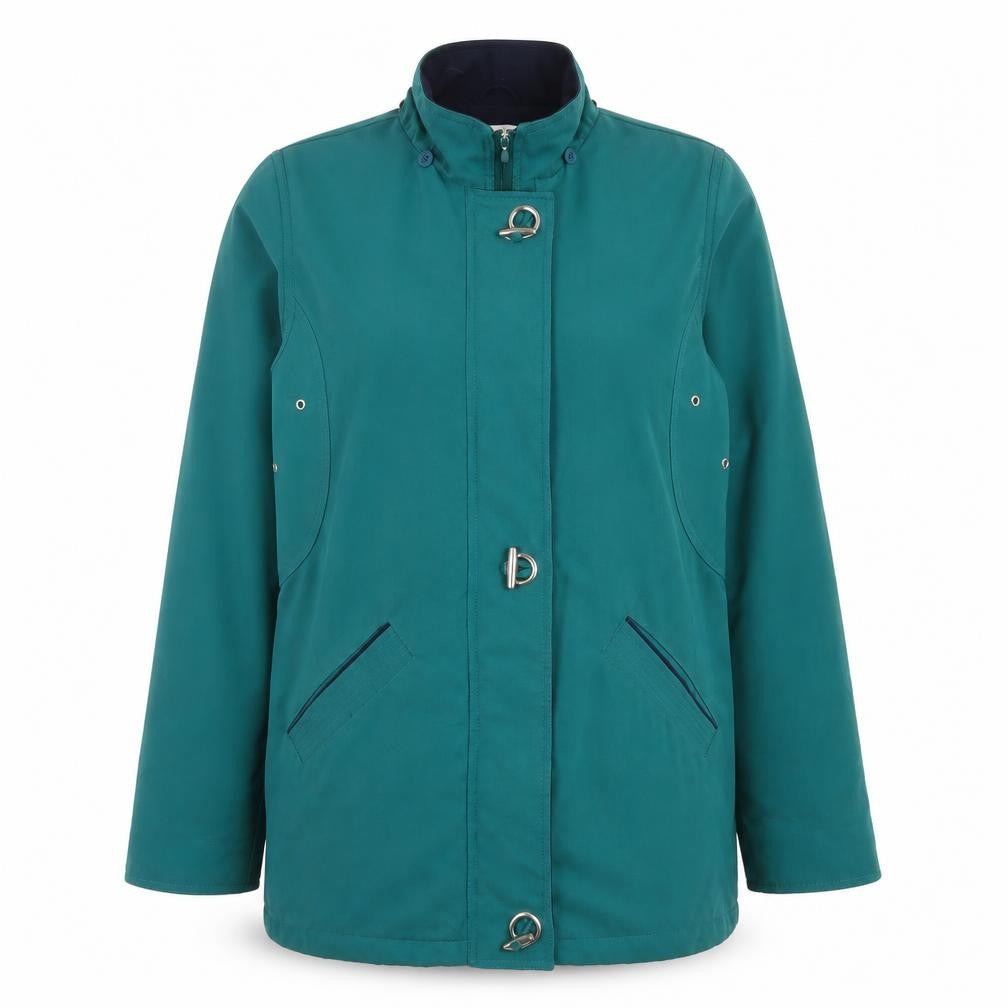 EWM Womens Green Jacket Size 12 Zip
