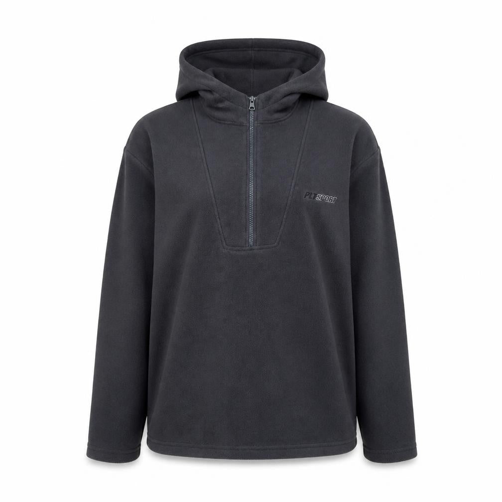 PRETTYLITTLETHING Womens Grey Polyester Pullover Hoodie Size 4 Zip