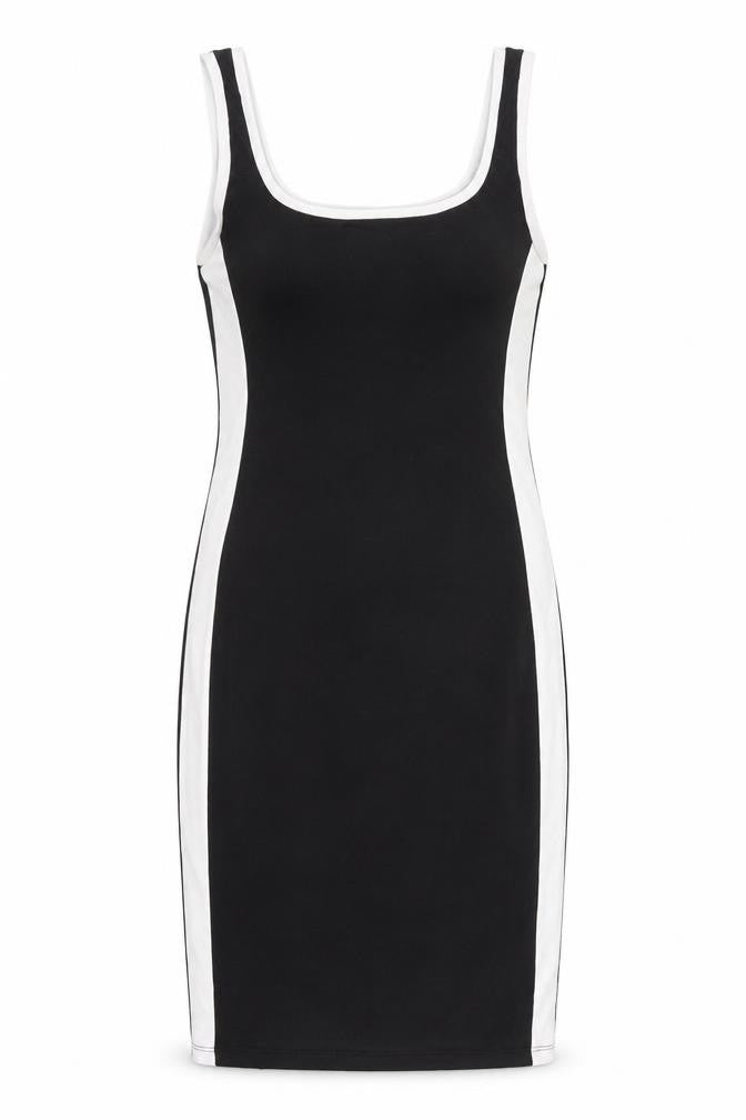 Zara Womens Black Polyester Tank Dress Size S Round Neck Pullover