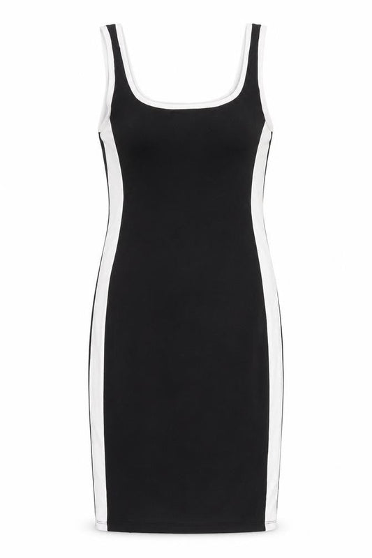 Zara Womens Black Polyester Tank Dress Size S Round Neck Pullover