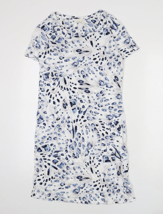 Marks and Spencer Womens Multicoloured Geometric Cotton Top Dress Size XS