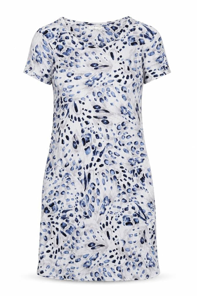 Marks & Spencer Womens Multicoloured Geometric Cotton Top Dress Size XS