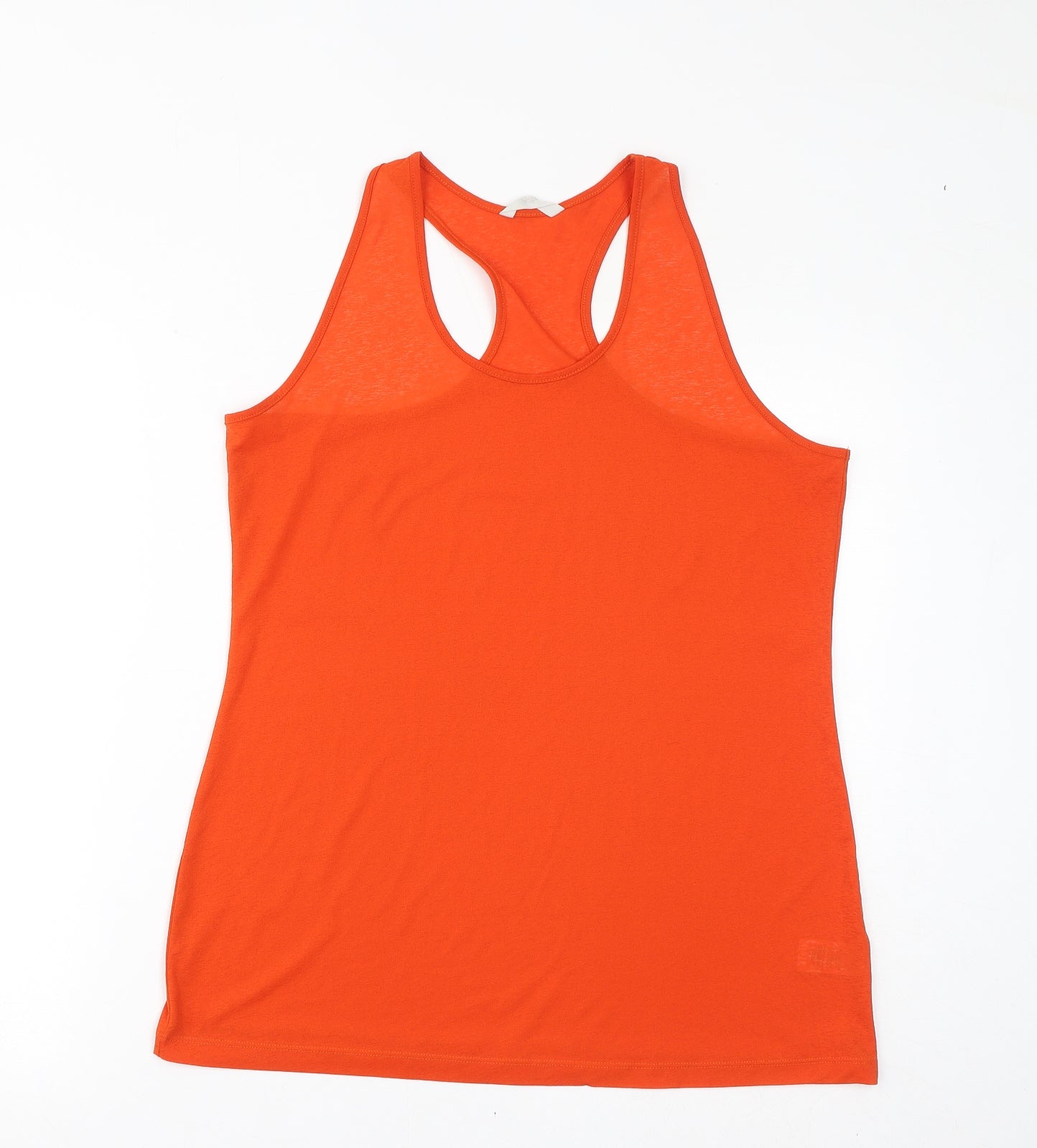 NEXT Womens Orange Polyester Basic Tank Size 16 Scoop Neck