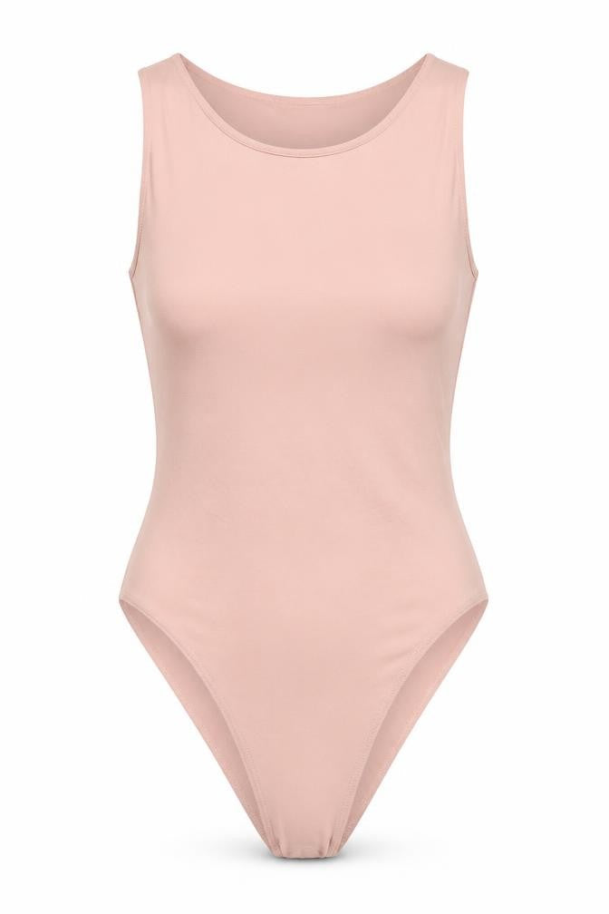 Quiz Womens Pink Polyester Bodysuit One-Piece Size 14 Button