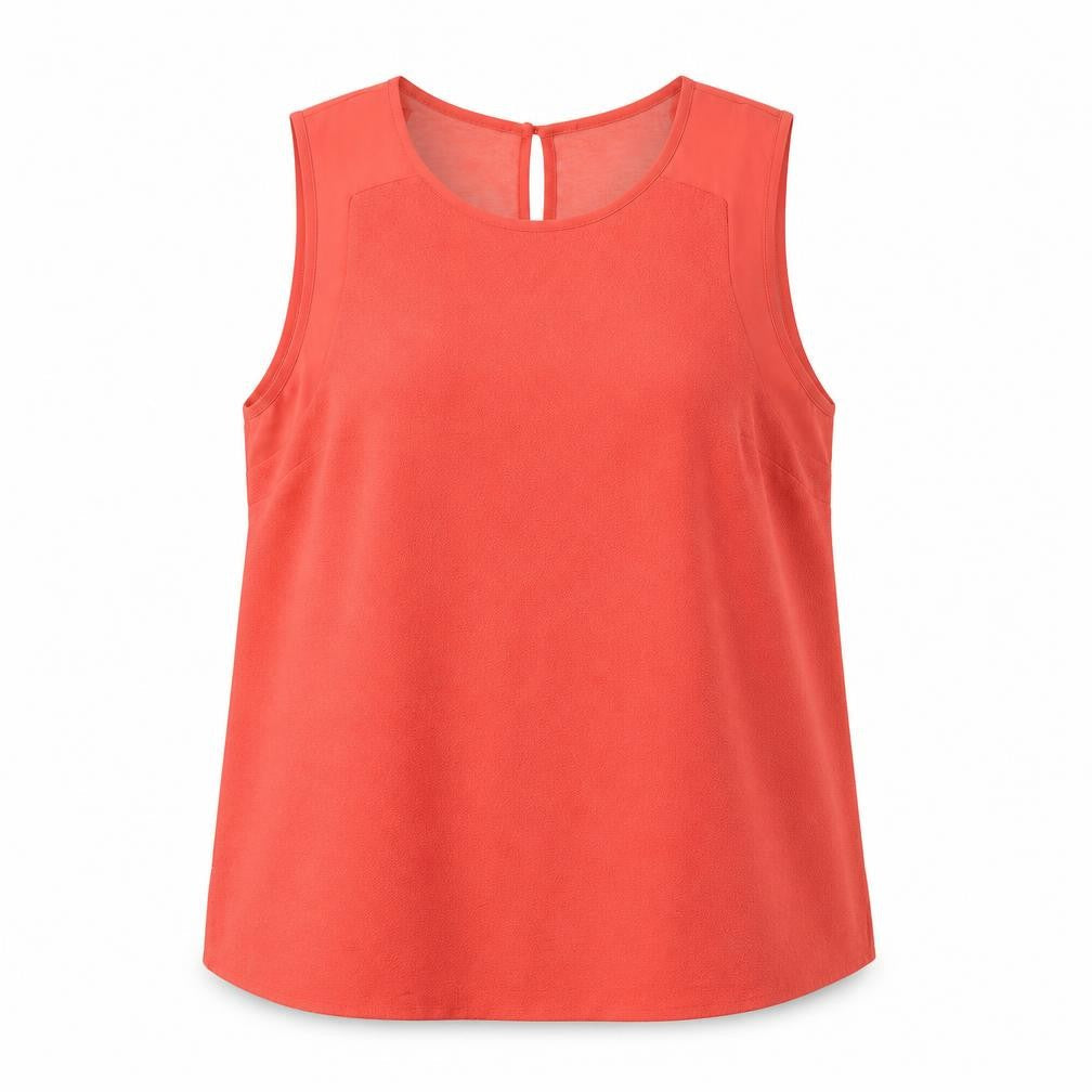 Wallis Womens Red Polyester Basic T-Shirt Size 12 Round Neck
