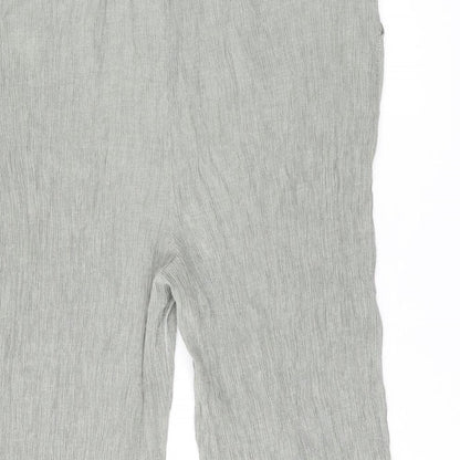 New Look Womens Green Viscose Trousers Size 18 L21 in Regular