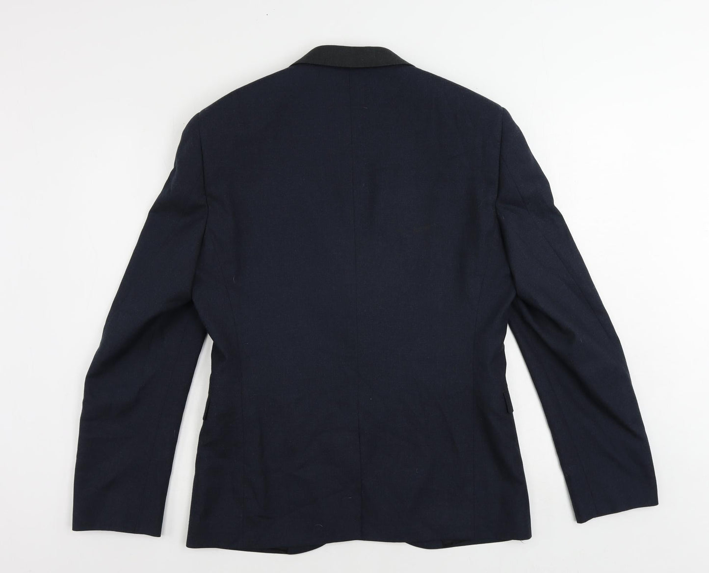 NEXT Mens Blue Polyester Jacket Suit Jacket Size 40 Regular