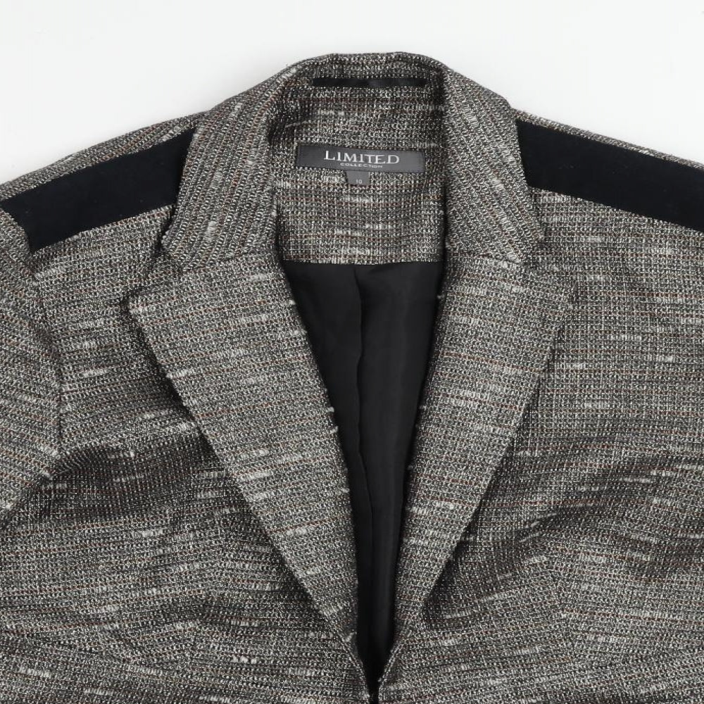 Marks and Spencer Womens Gold Jacket Blazer Size 10 Hook & Eye