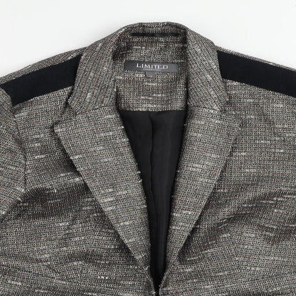 Marks & Spencer Womens Gold Jacket Blazer Size 10 Hook & Eye