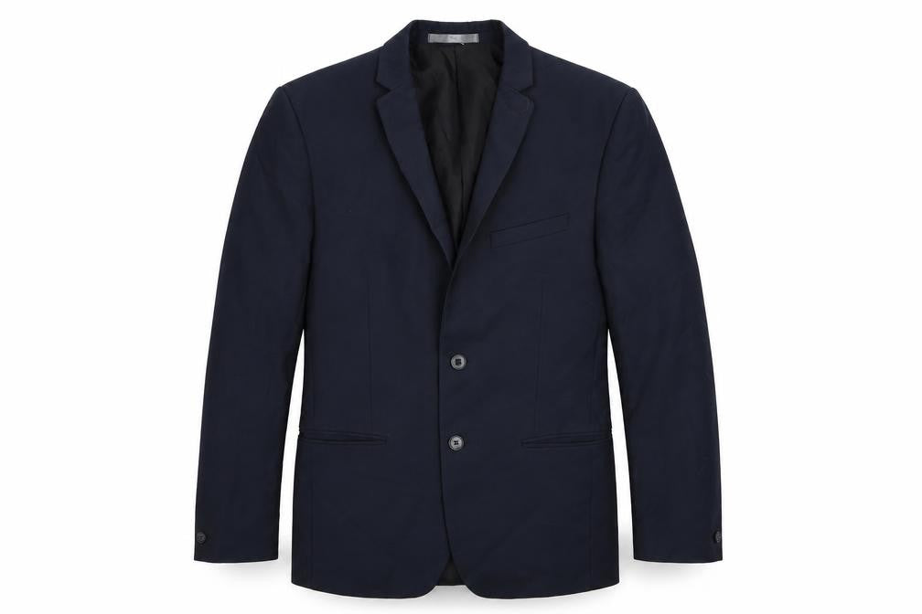 Red Herring Mens Blue Polyester Jacket Suit Jacket Size 38 Regular