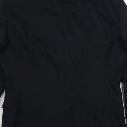Next Mens Blue Cotton Jacket Suit Jacket Size 38 Regular