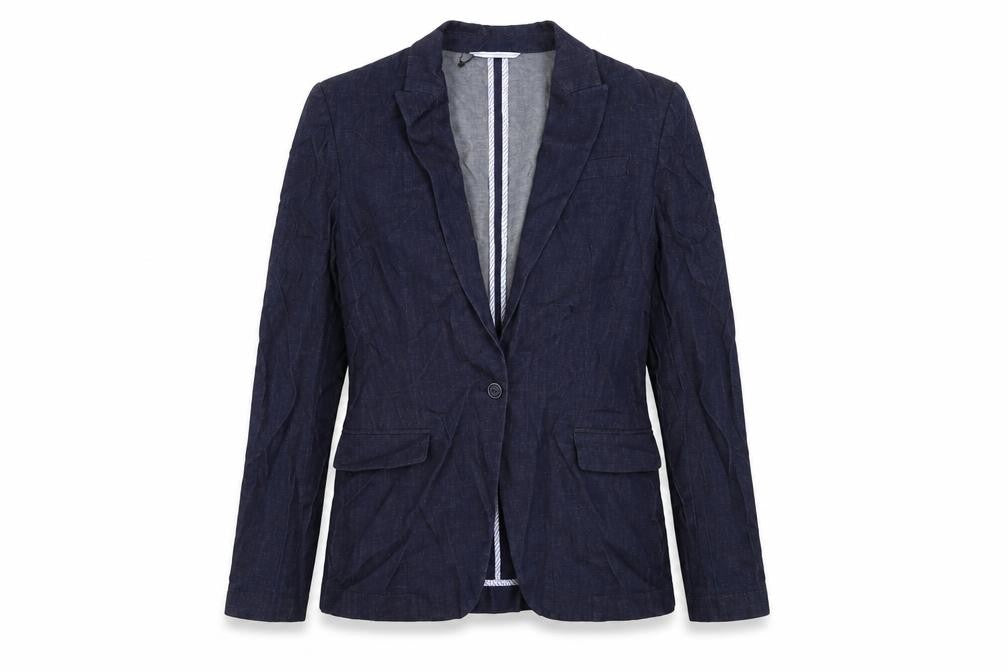 Marks and Spencer Womens Blue Jacket Blazer Size 8 Button