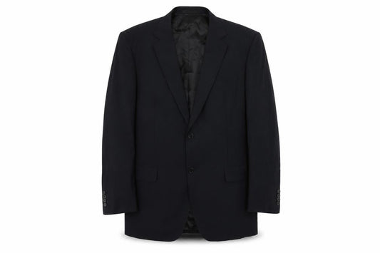 TED LAPIDUS Mens Blue Polyester Jacket Suit Jacket Size 50 Regular