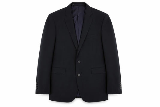 Cerruti Mens Blue Wool Jacket Suit Jacket Size 40 Regular