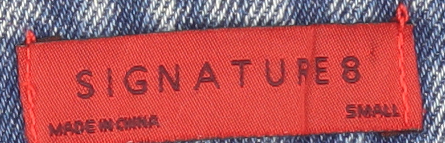 Signature8 Women's Blue Cut-Off Denim Shorts S