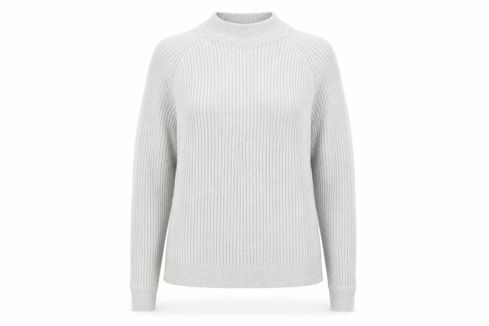 Divided Women's Grey Cold Shoulder Mock Neck Jumper Size 12