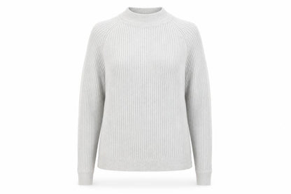Divided Women's Grey Cold Shoulder Mock Neck Jumper Size 12