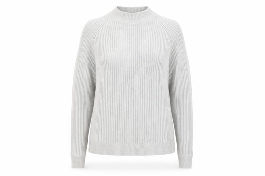 Divided Women's Grey Cold Shoulder Mock Neck Jumper Size 12