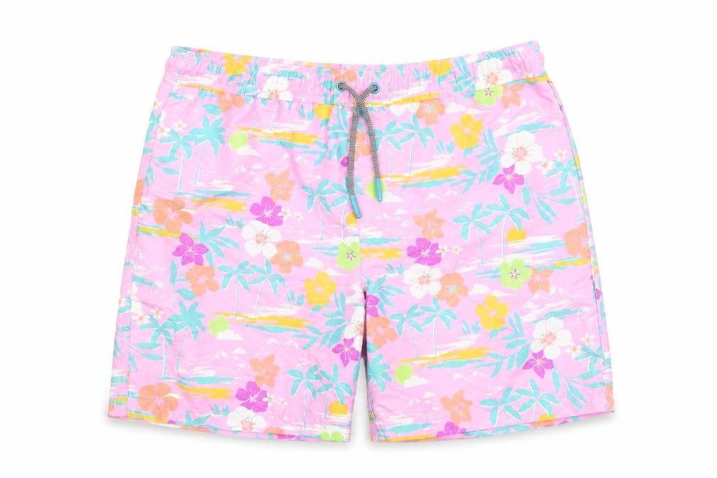 Marks & Spencer Girls Purple Floral 100% Polyester Bermuda Shorts Size 12-13 Years L6 in Regular Tie