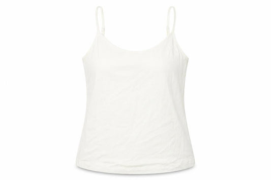 Per Una Womens White Viscose Camisole Tank Size 14 Scoop Neck
