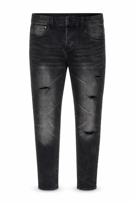 Denim & Co. Mens Black Cotton Skinny Jeans Size 32 in L32 in Regular Button