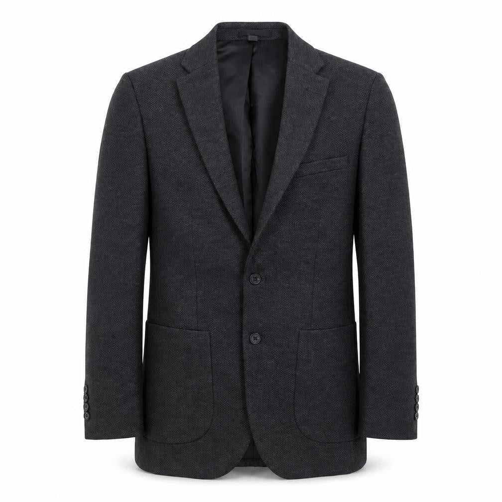 Marks & Spencer Mens Grey Polyamide Jacket Suit Jacket Size 38 Regular
