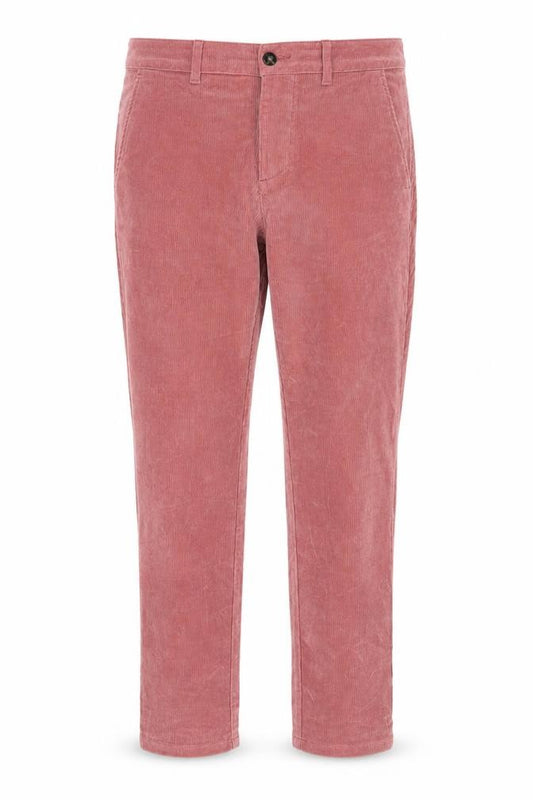 ASOS Womens Pink Cotton Trousers Size 31 in L30 in Regular Zip