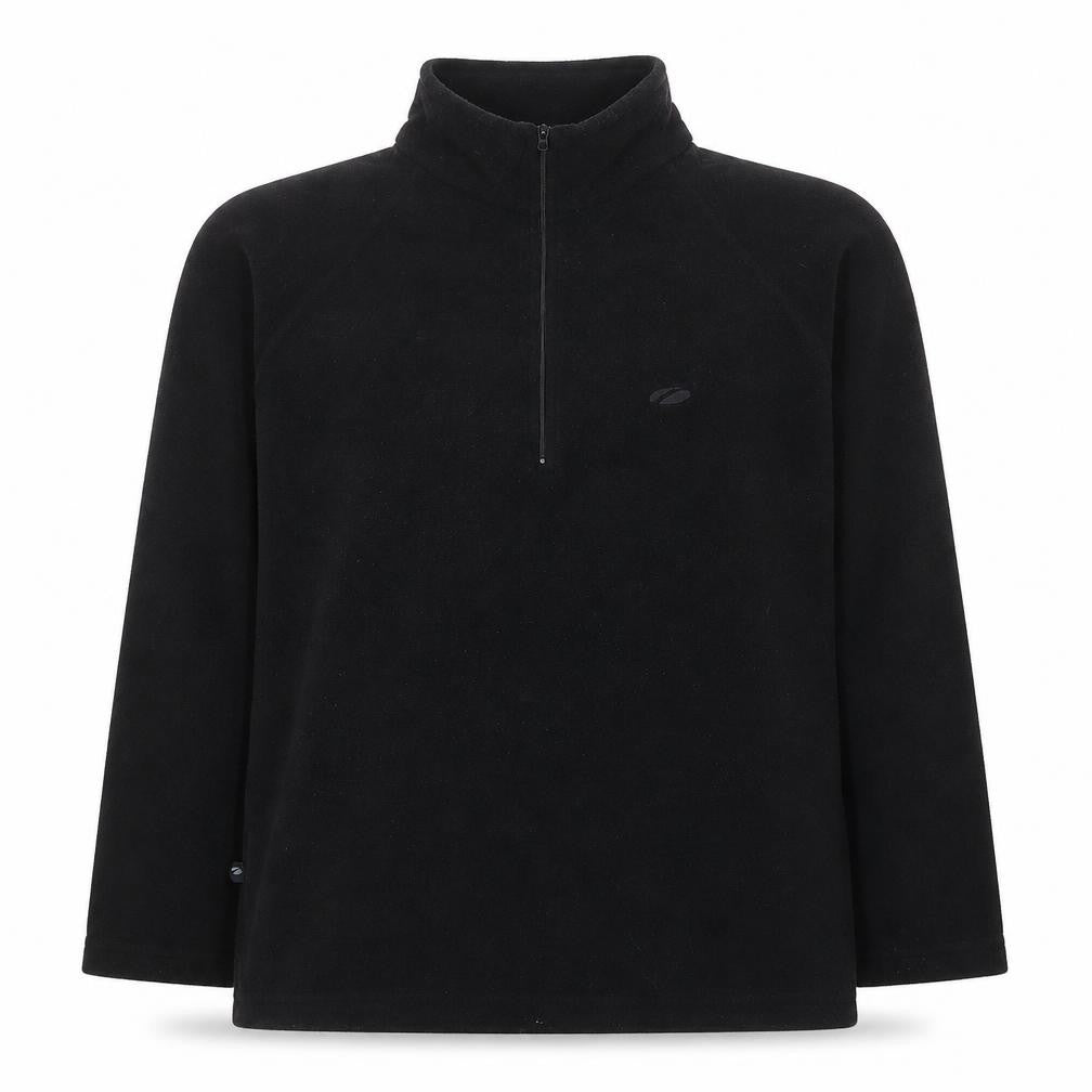 Mountain Life Womens Black Polyester Pullover Sweatshirt Size S Zip
