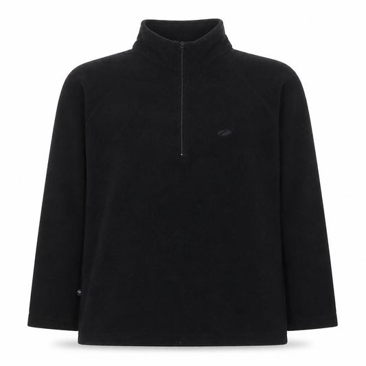 Mountain Life Womens Black Polyester Pullover Sweatshirt Size S Zip