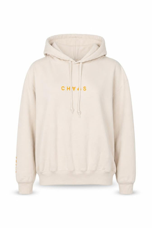 Uniqlo Womens Beige Cotton Pullover Hoodie Size S Pullover - Chaos