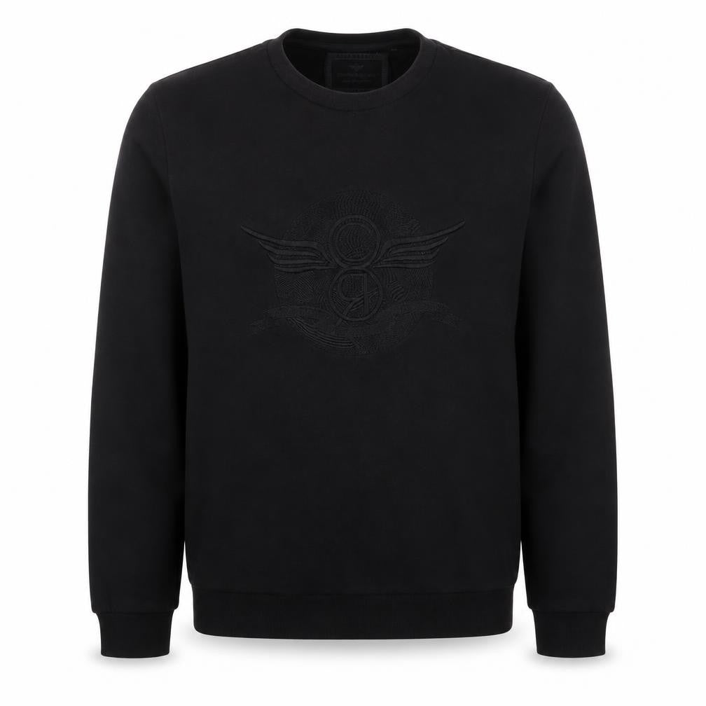 CREATIVE RECREATION Mens Black Cotton Pullover Sweatshirt Size M - Logo