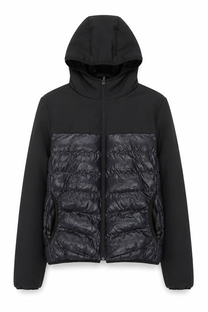 Brave Soul Womens Black Puffer Jacket Coat Size S Zip