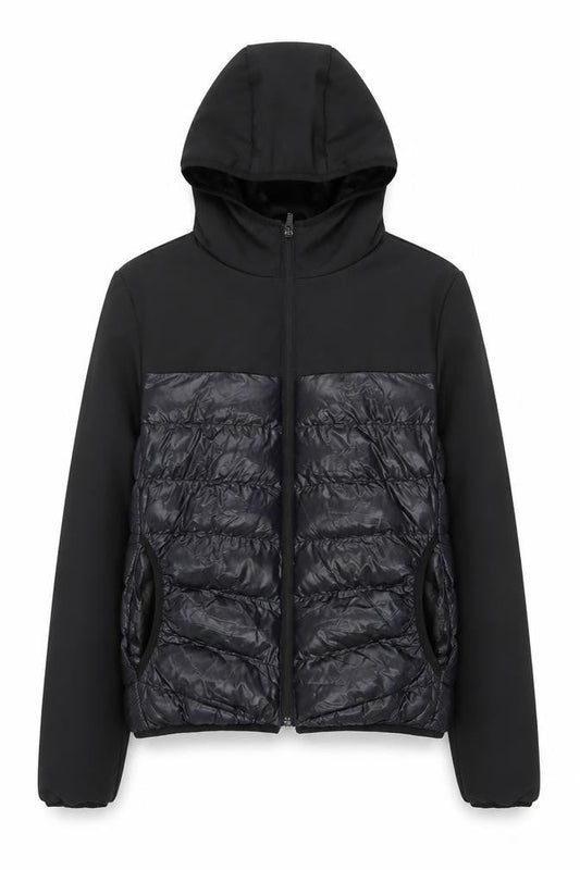 Brave Soul Womens Black Puffer Jacket Coat Size S Zip