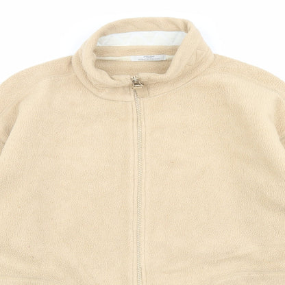 Marks & Spencer Womens Beige Jacket Size 10 Zip