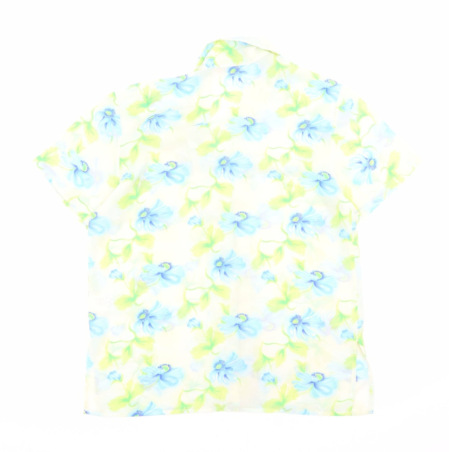 Soon Womens Multicoloured Floral Polyester Basic Button-Up Size 12 Collared