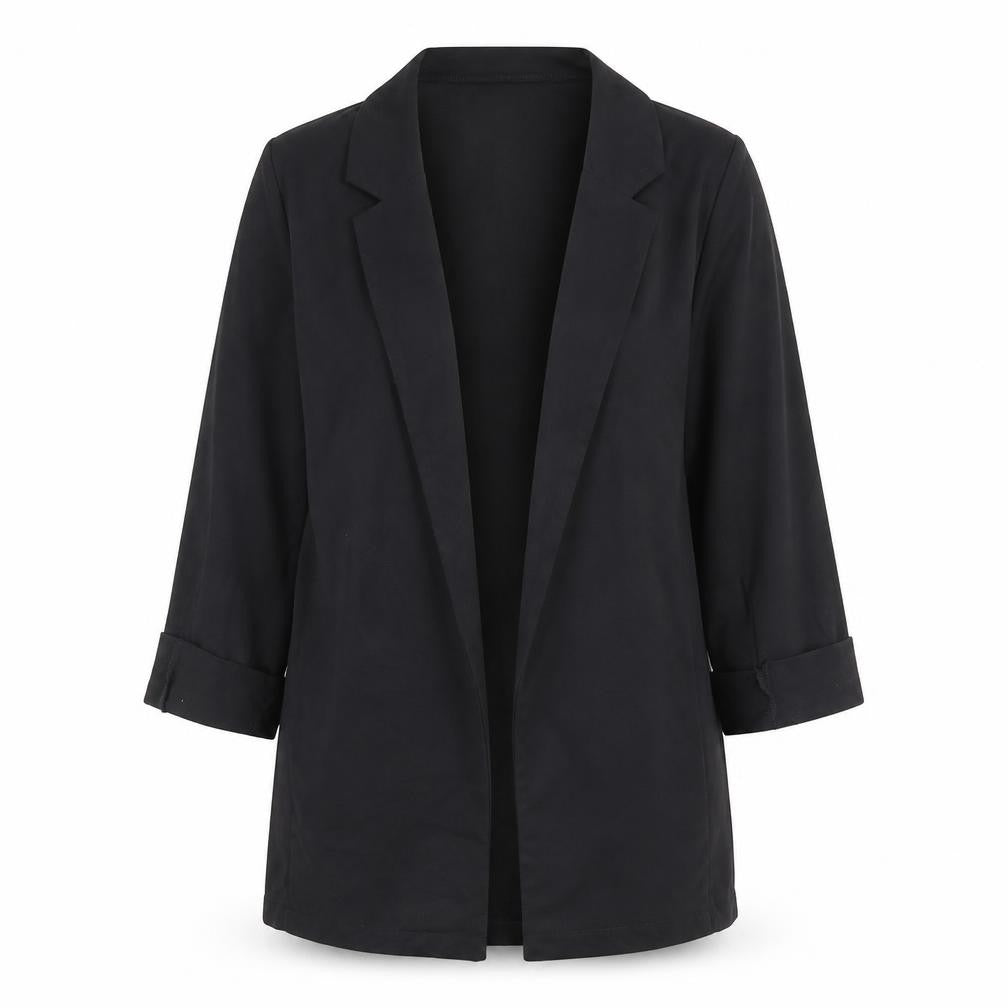 alcott Womens Black Jacket Blazer Size L
