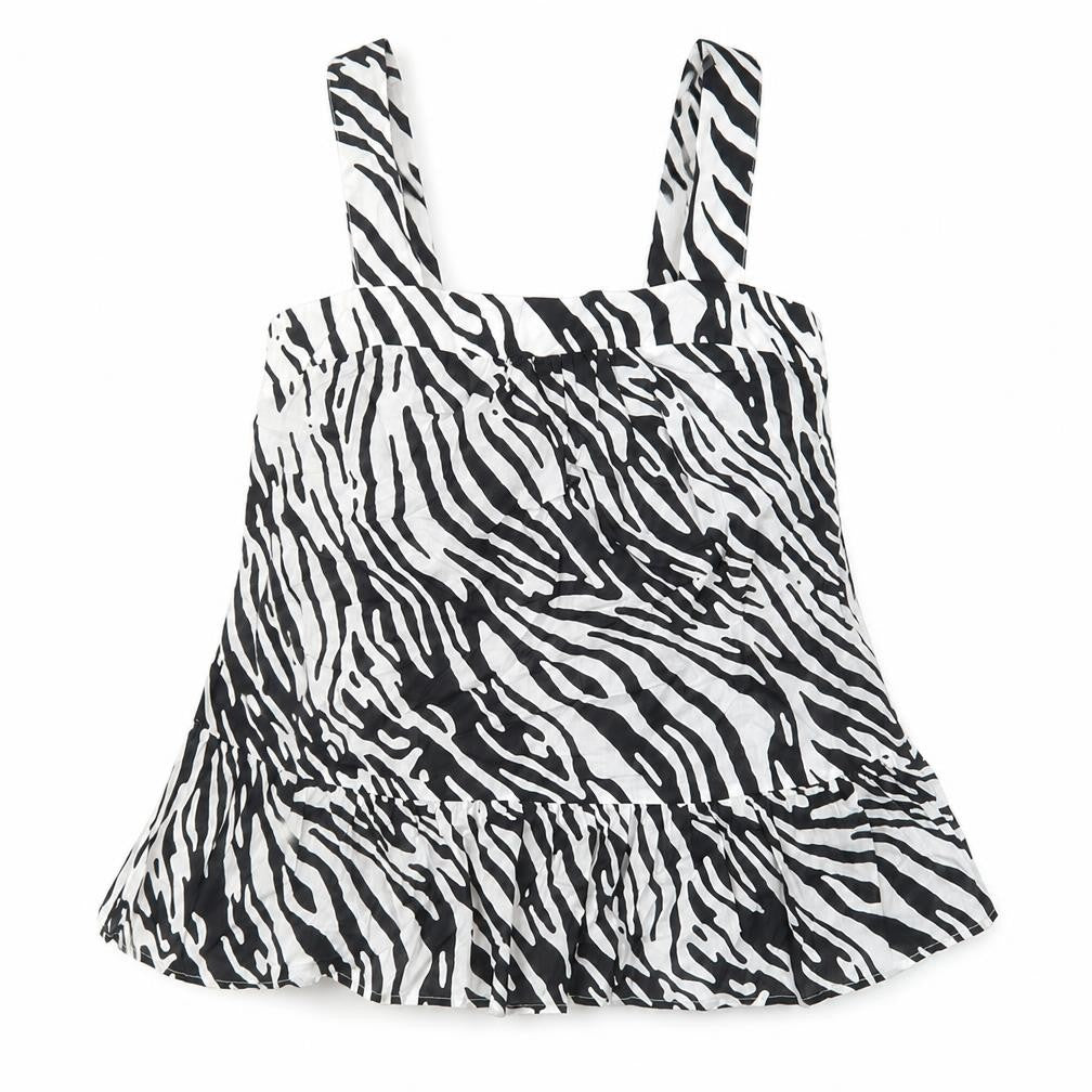 Marks & Spencer Women’s Black Zebra Camisole Top Size 8