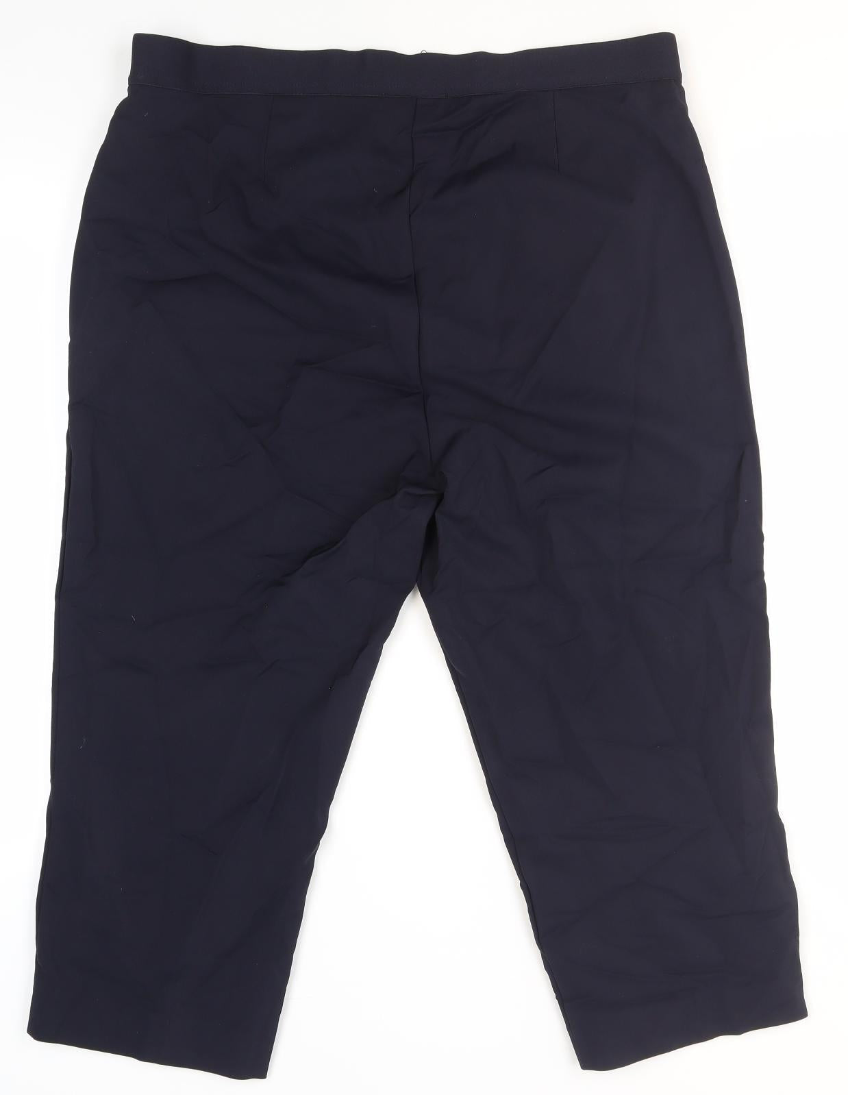 Marks and Spencer Women's Blue Trousers Size 18