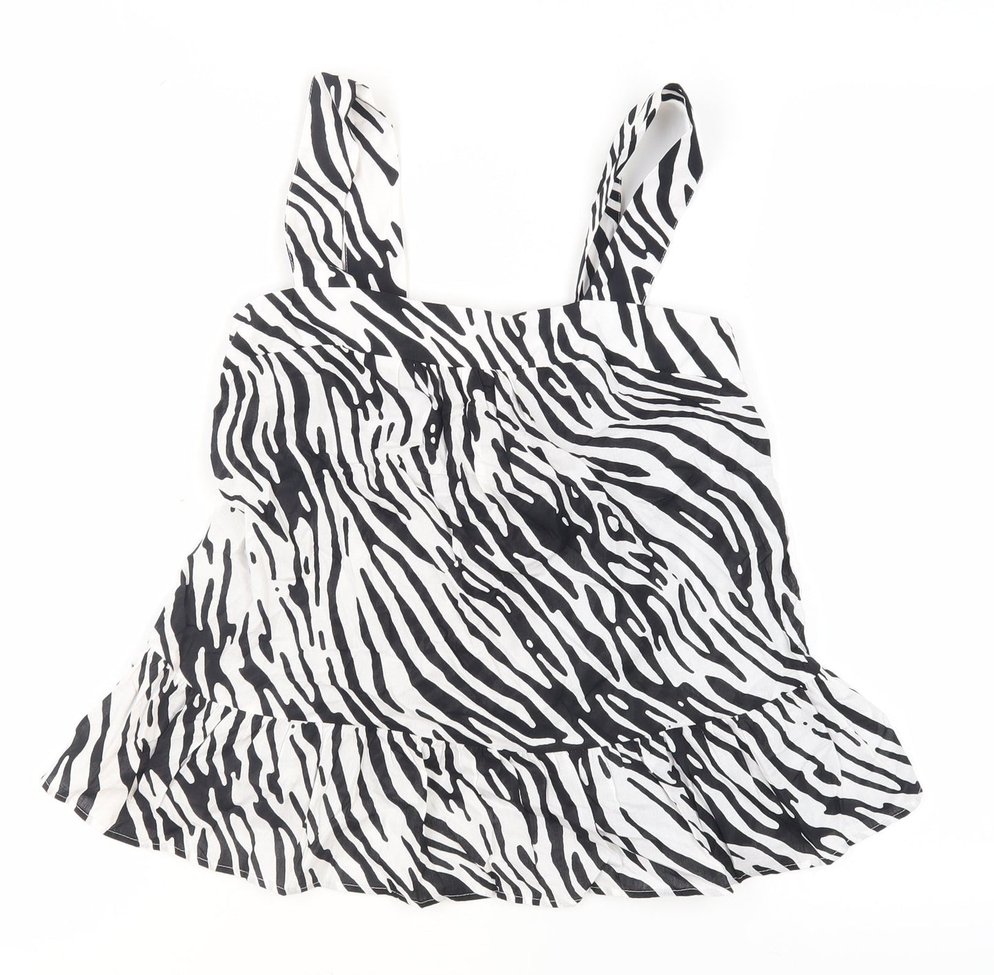 Marks and Spencer Women's Zebra Blouse, Size 6, Cotton