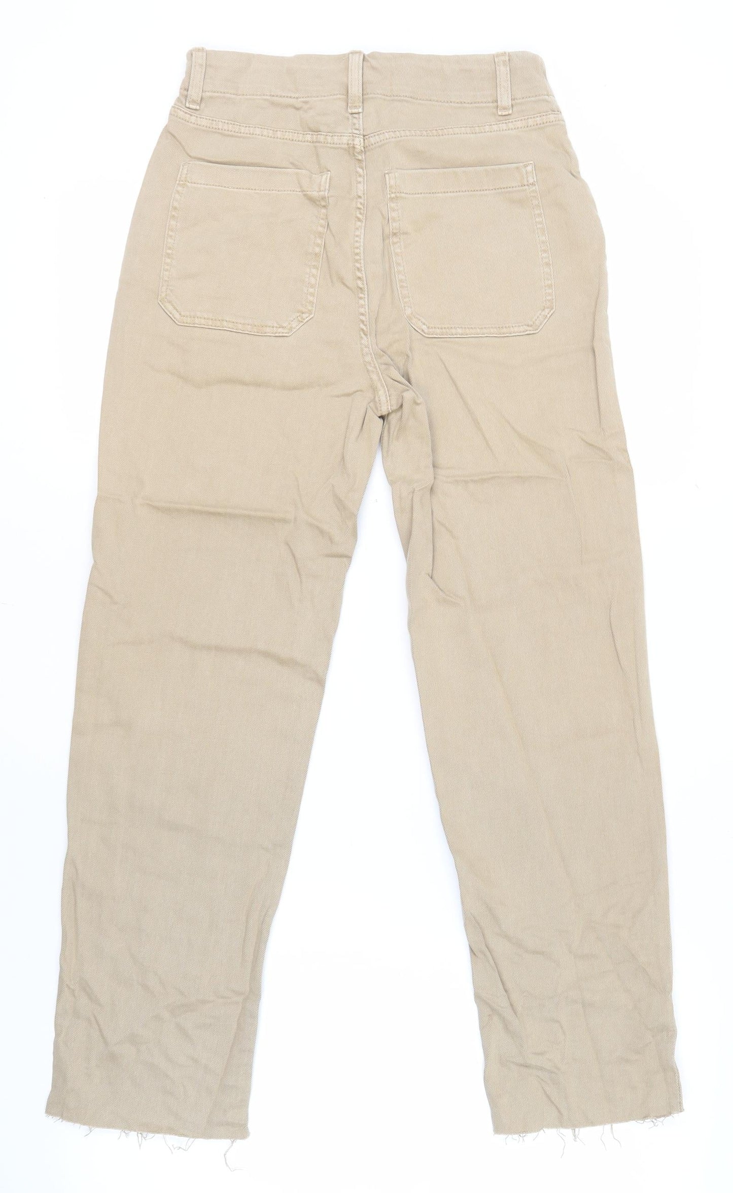 Marks and Spencer Beige Straight Jeans, Size 8