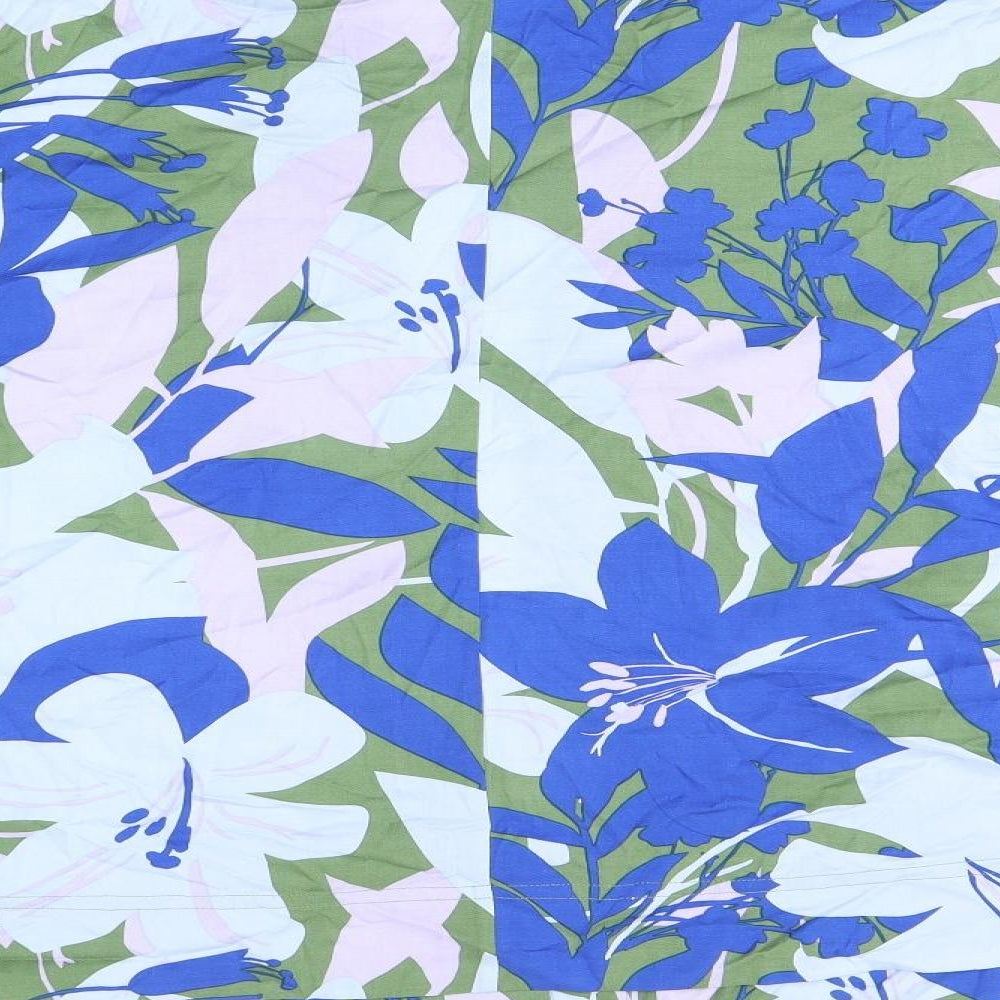 WULI : LUU Womens Blue Floral Jacket Size XS