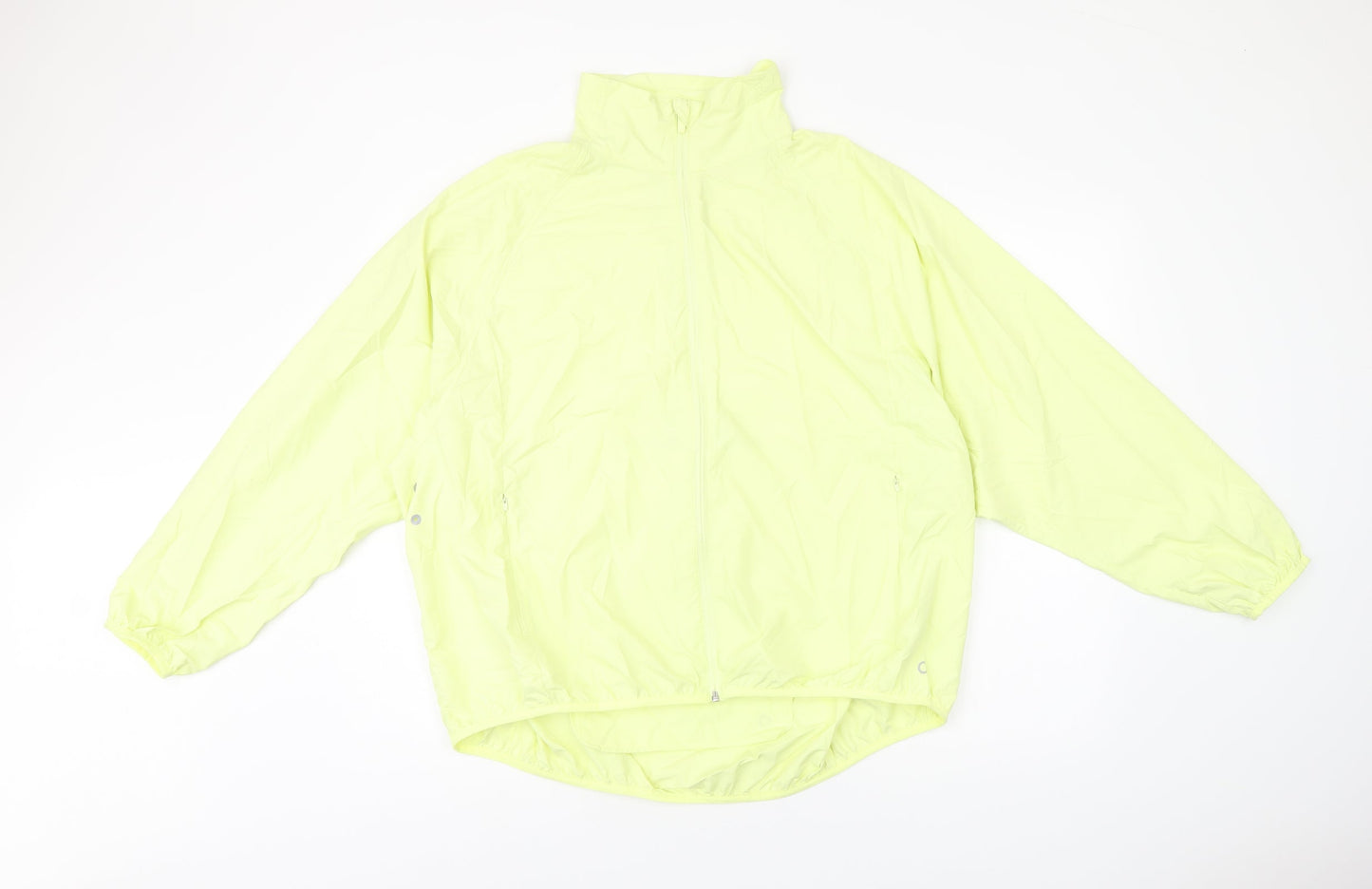 Marks and Spencer Womens Yellow Jacket Size 16 Zip