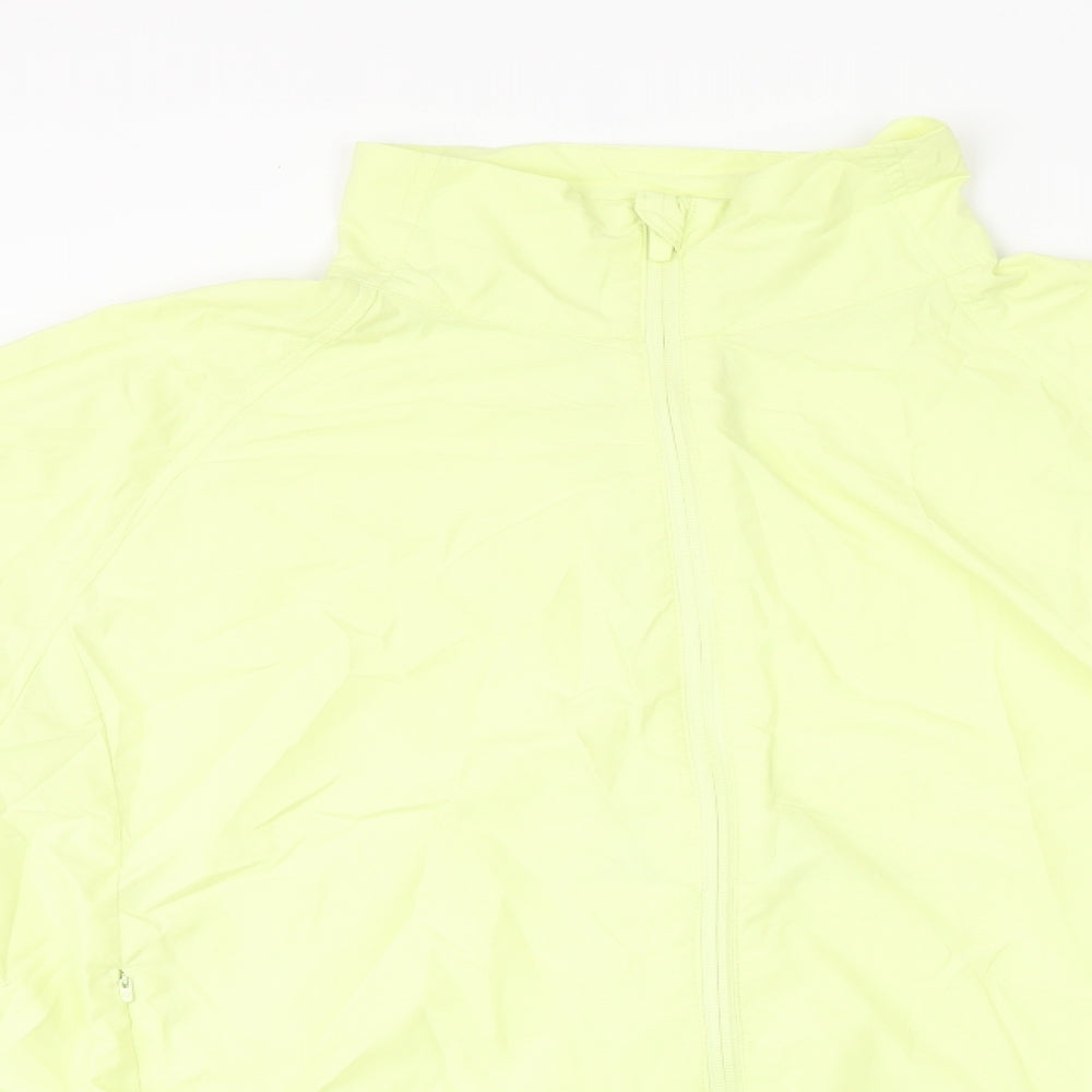 Marks and Spencer Womens Yellow Jacket Size 16 Zip