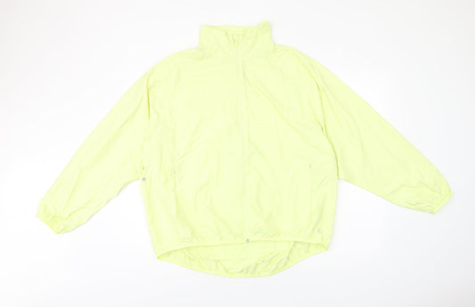 Marks and Spencer Womens Yellow Jacket Size 18 Zip
